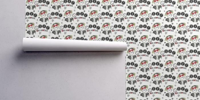 1024x1024 Love One Another hearts wallpaper - sowgoodgreta - Spoonflower