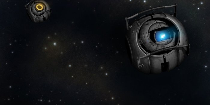 1366x768 Portal 2 Wheatley In Space ❤ 4K HD Desktop Wallpaper for 4K Ultra