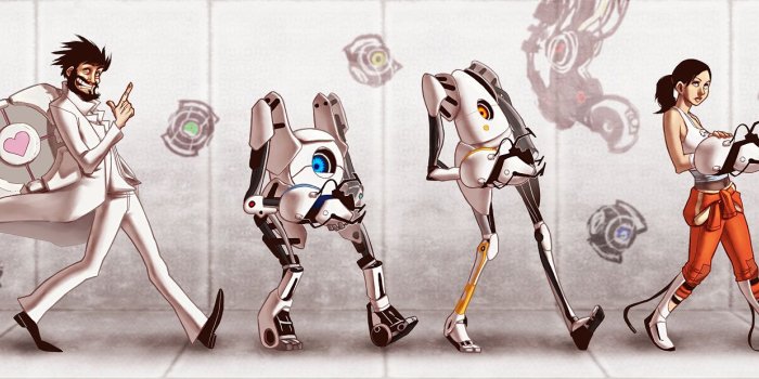 1584x619 Portal (Game) - Zerochan Anime Image Board