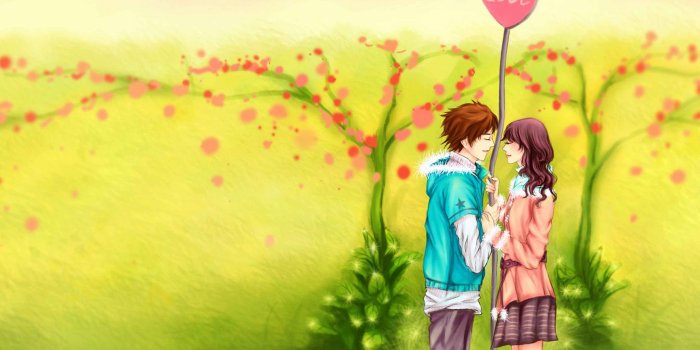 3840x2160 Image for Amazing Wonderful Love Couple HD Cartoon Wallpaper | Life