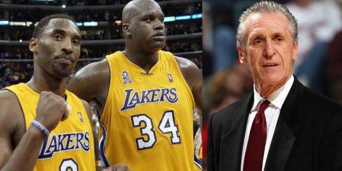 1366x768 Pat Riley nearly coached Kobe & Shaq in LA in 2004