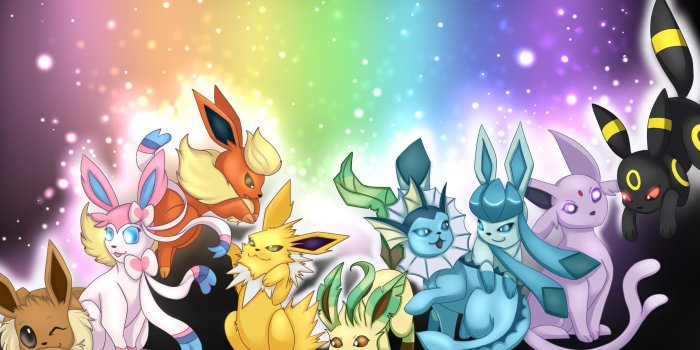 2500x1500 Cute glaceon and sylveon wallpapers for android - Free HD Wallpapers