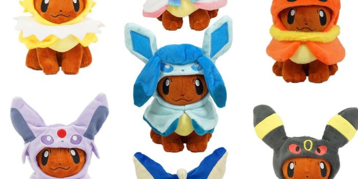 1024x1024 New Eevee Cosplay Jolteon Espeon Umbreon Flareon Glaceon Vaporeon Sylveon  Plush Doll Toy Gifts 8inch 20cm