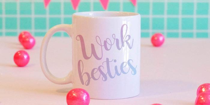 1280x1024 Amazon.com: Work Besties Mug, BFF Mug, Best Friend Mug, Matching