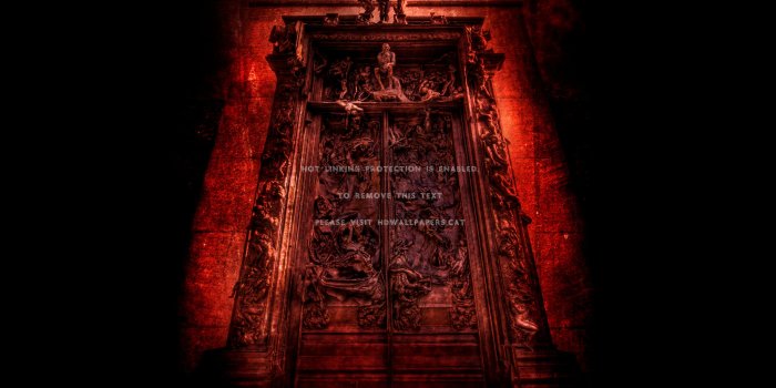 4000x3000 the gates of hell creep halloween evil