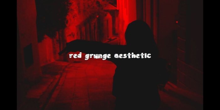 1280x720 ♥︎red grunge aesthetic subliminal♥︎