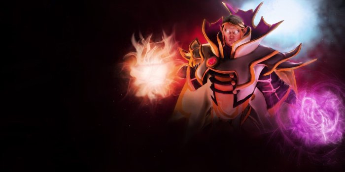 1920x1080 Friend created an invoker wallpaper! Enjoy! : DotA2