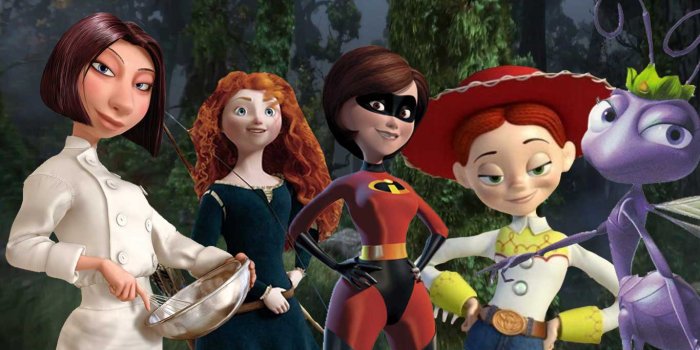 1366x768 Female Pixar Characters HD Wallpaper, Background Images