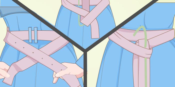 3200x2400 How to Tie a Belt on a Trench Coat: 8 Steps (with Pictures)