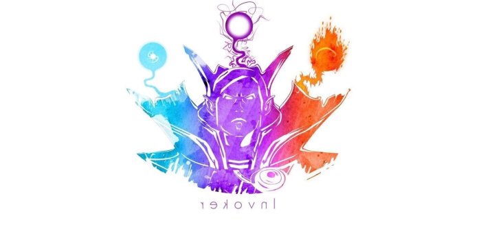 1366x768 Invoker Dota 2 Art Hd Wallpapers Desktop Background