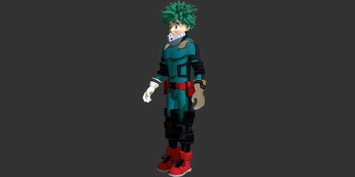 1920x1080 Deku - Costume Beta - 3D model by SamAlbro (@SamAlbro) - Sketchfab
