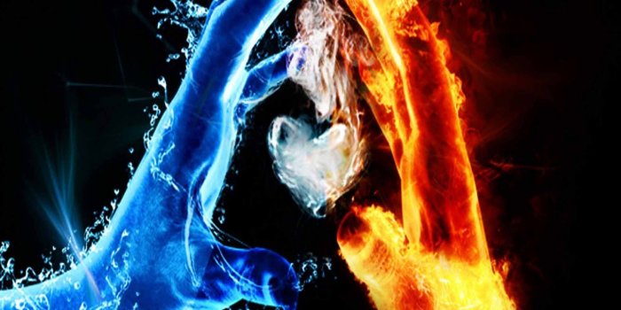 1600x1600 55+ Fire and Ice Fist Wallpapers - Download at WallpaperBro