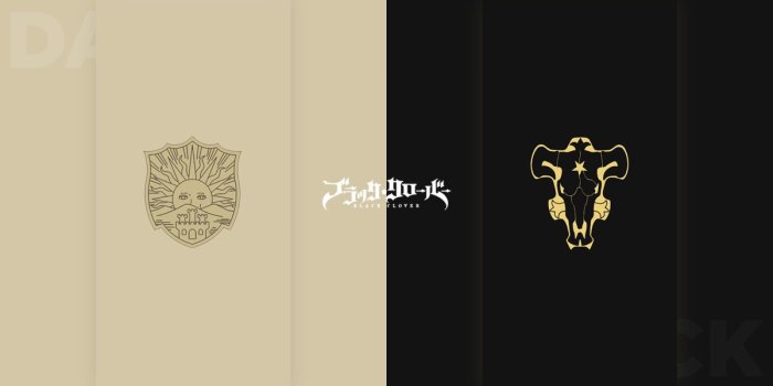 1200x900 Golden Dawn & Black Bull Logo - Black Clover Wallpaper - OS - The