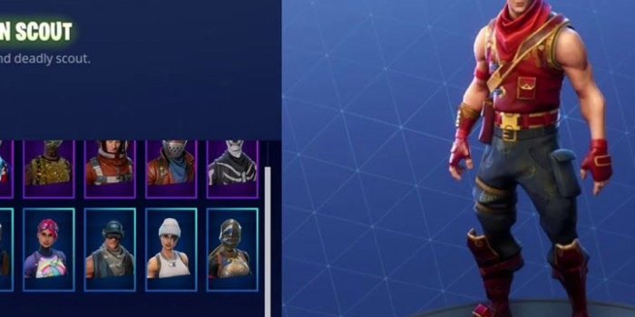 1600x1600 11 Crimson Scout Fortnite Wallpapers On Wallpapersafari