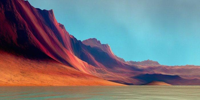 1920x1080 2809928 1920x1080 digital art nature landscape hill water lake sky