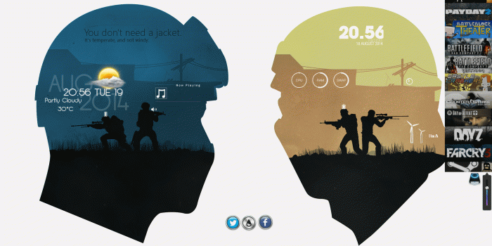 1920x1080 Found this awesome CSGO wallpaper! : Rainmeter