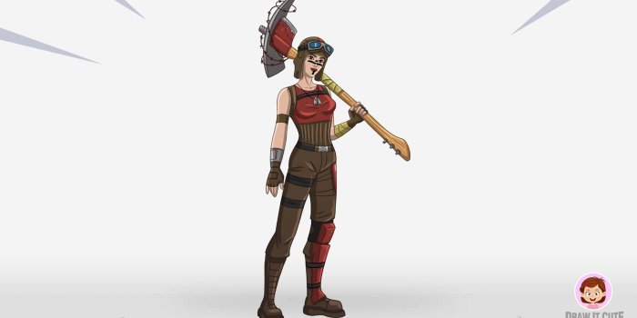 1920x1080 How to draw Renegade Raider | Step-by-step guide | Fortnite season 1