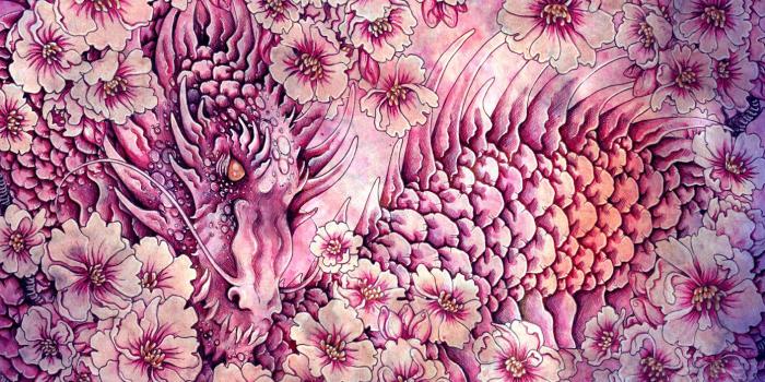 1410x838 Huge Collection of 'Cherry blossom drawing wallpaper'. Download more