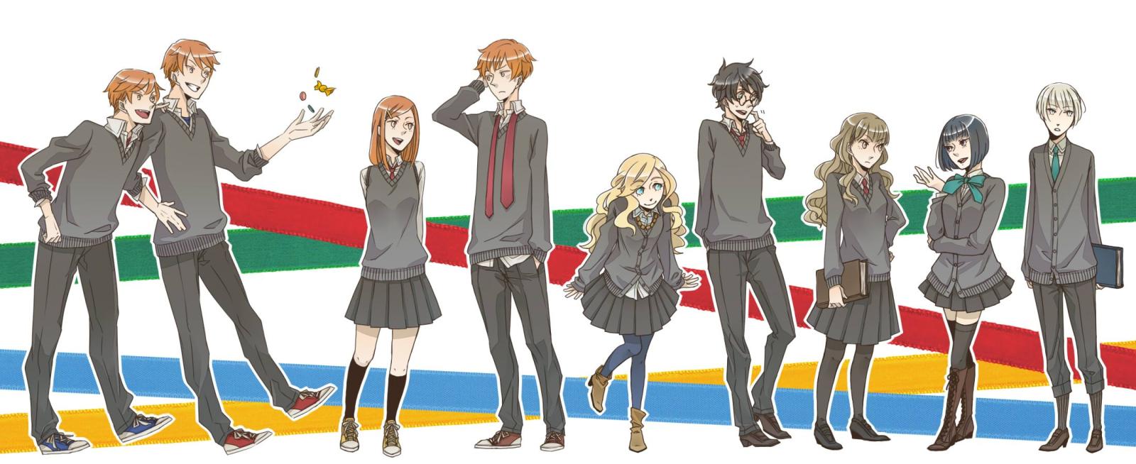 2200x900 Harry Potter Anime Wallpapers