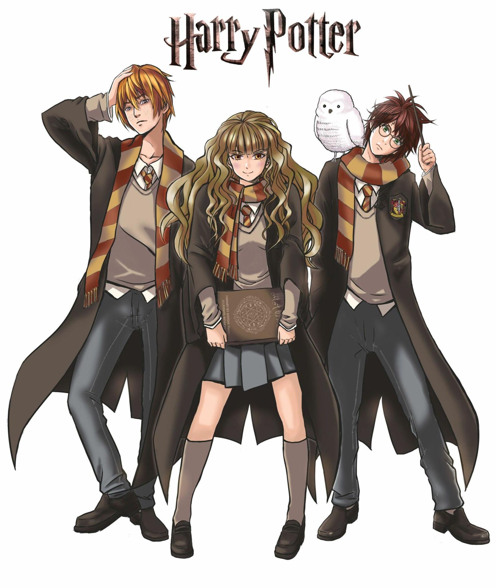 1920x2274 ArtStation - Harry Potter anime version, Kotchi Yuuki
