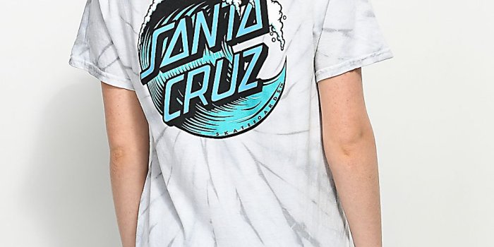 1000x1184 Santa Cruz Wave Dot Spider Silver Tie Dye T-Shirt