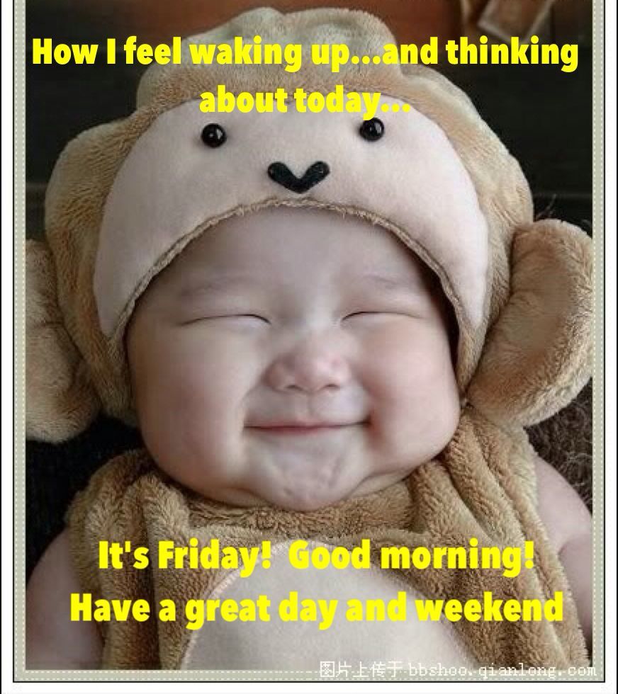 872x980 Cute baby saying good morning. | Humour | Cute asian babies, Funny