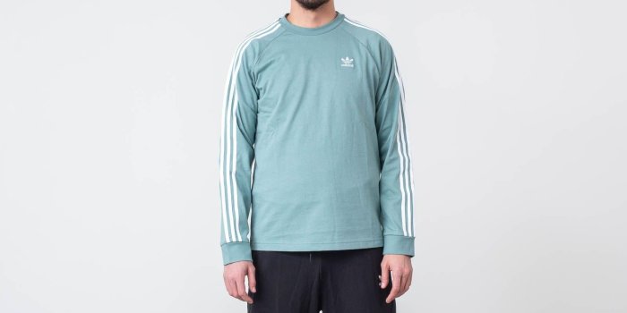 1600x900 Lyst - adidas Originals Adidas 3-stripes Longsleeves Tee Vapour