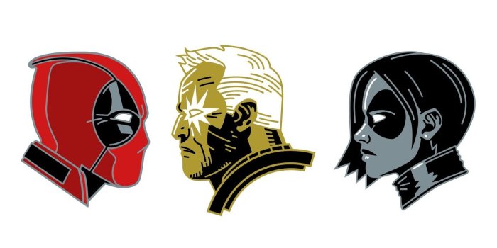 1600x737 The Blot Says...: Deadpool 2 Marvel Portrait Enamel Pins by Matt