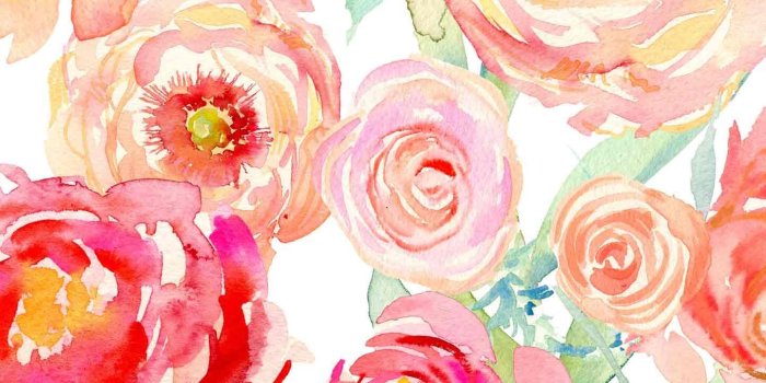 1440x900 Margo Read on Flowers | Watercolor wallpaper, Watercolor