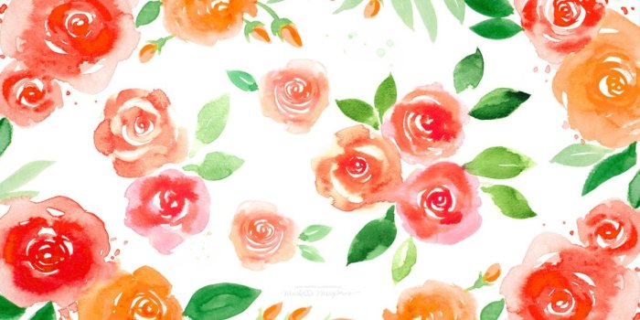 1200x675 abstract flowers wallpapers group 79; october watercolor calendar
