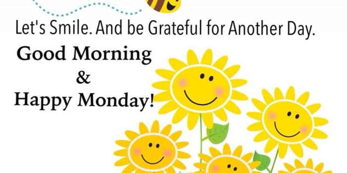 950x960 Good Morning & Happy Monday!! Let's Smile. And be grateful for