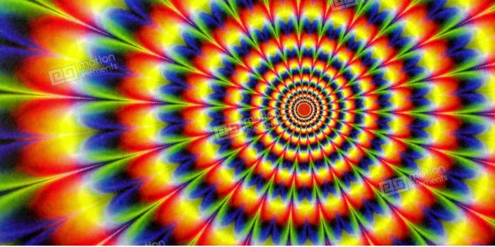 1920x1080 Hippy Tie Dyed Radial Pattern Animation Background - Tie Dye