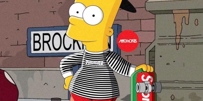 1080x1080 Shak on S I M P S O N S ❌ SUPREME | Simpson wallpaper iphone