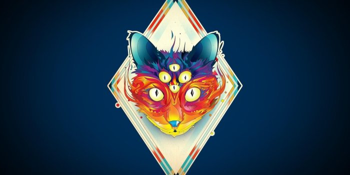 1920x1200 Abstract Fox Illustration Art Desktop Wallpaper