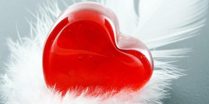 1920x1080 Download 1920x1080 HD Wallpaper heart feather romantic, Desktop