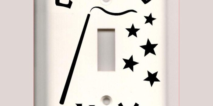 1050x1050 New 3D Wall Sticker Wall Decoration Switch Harry Potter Lumos Nox  Children's Room Wallpaper Decoration In The Home Wall Sticker