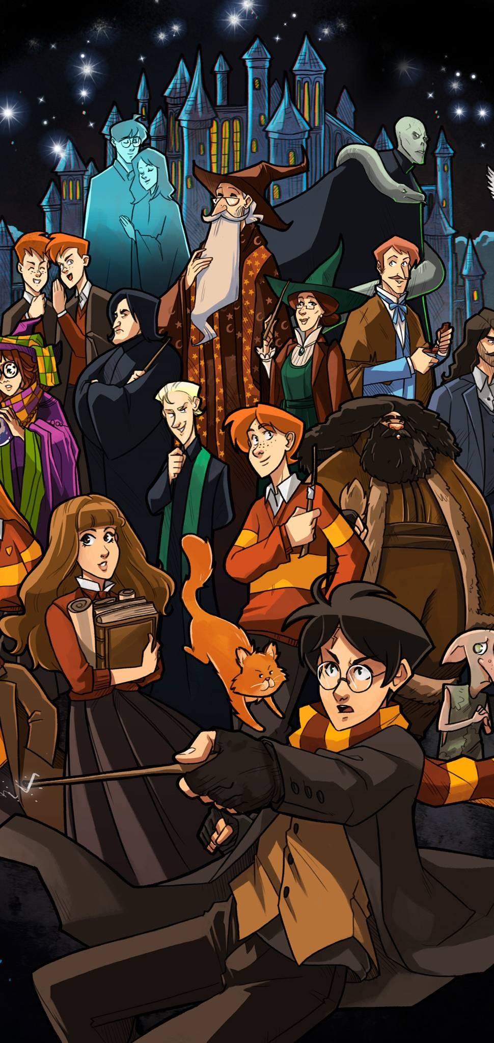 970x2047 Harry Potter Anime Wallpapers