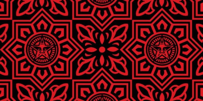 960x1706 Obey red wallpaper by Shepard Fairey - Electric Objects