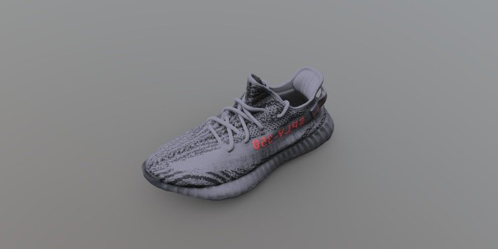 1920x1080 Adidas Yeezy Boost 350 v2 Shoe (Beluga) - Buy Royalty Free 3D model