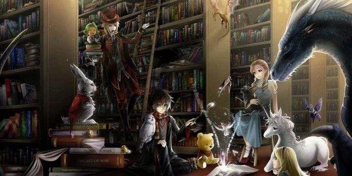 1920x1080 Disney Company, dragons, Alice in Wonderland, unicorns, DeviantART