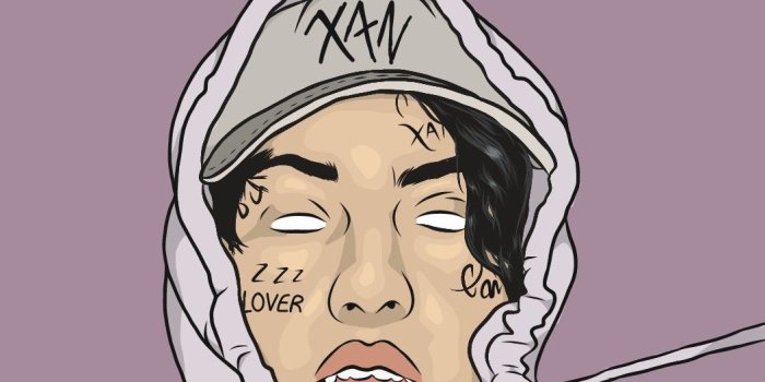 1054x1407 Lil xan papael de parede | stuff in 2019 | Lil skies, Drawings