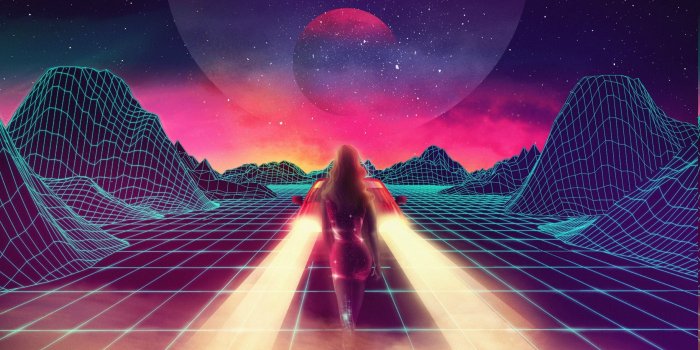 2551x1596 Synthwave wallpaper ·① Download free High Resolution wallpapers for