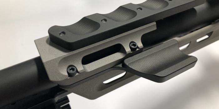2048x1536 Gray Ops CNC Thumb Rest / Rail for MPA Chassis – Short Action Precision