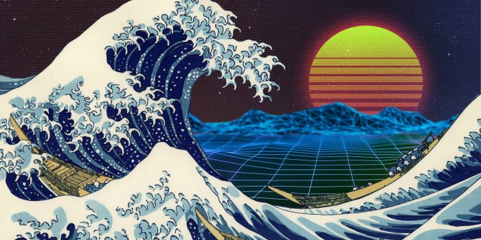 4000x2759 Redesigned my Retrowave wallpaper to be in full 4k! : outrun