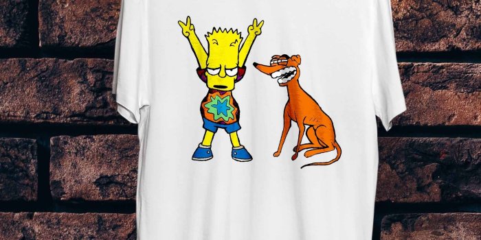 1998x1998 Bart simpson trippy