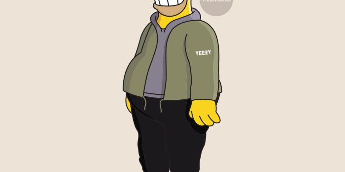 1800x1800 The Simpsons x Yeezy Season 3 on Behance