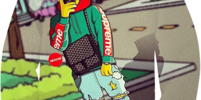 1024x1057 Super Bart Simpson Sweater