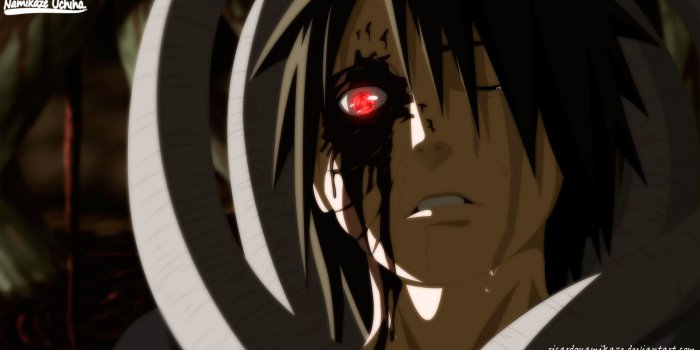 2100x1094 5080602 Crying, Anime, Boy, Blood, Sharingan (Naruto), Black Hair