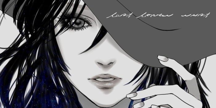 1680x1050 Anime Girl Cool, Cute, Art, Chest, Beautiful Eyes, Hat, Hd