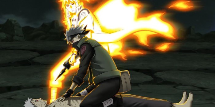 1332x850 Wallpaper naruto, namikaze minato, manga, hatake kakashi, obito